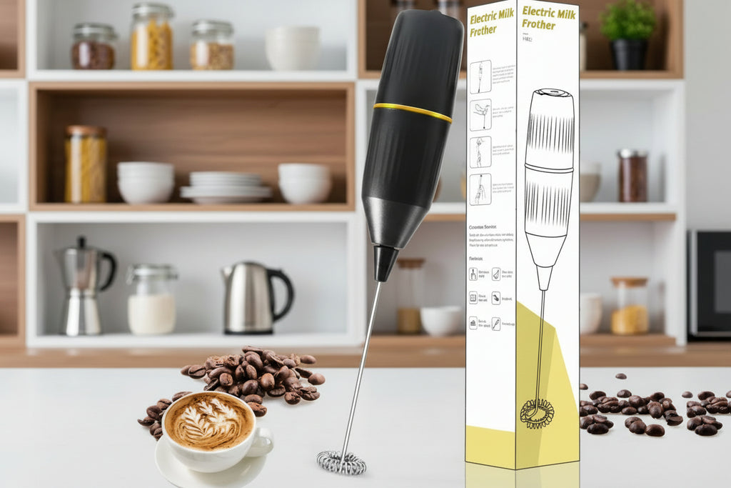 Premium Handheld Electric Milk Frother