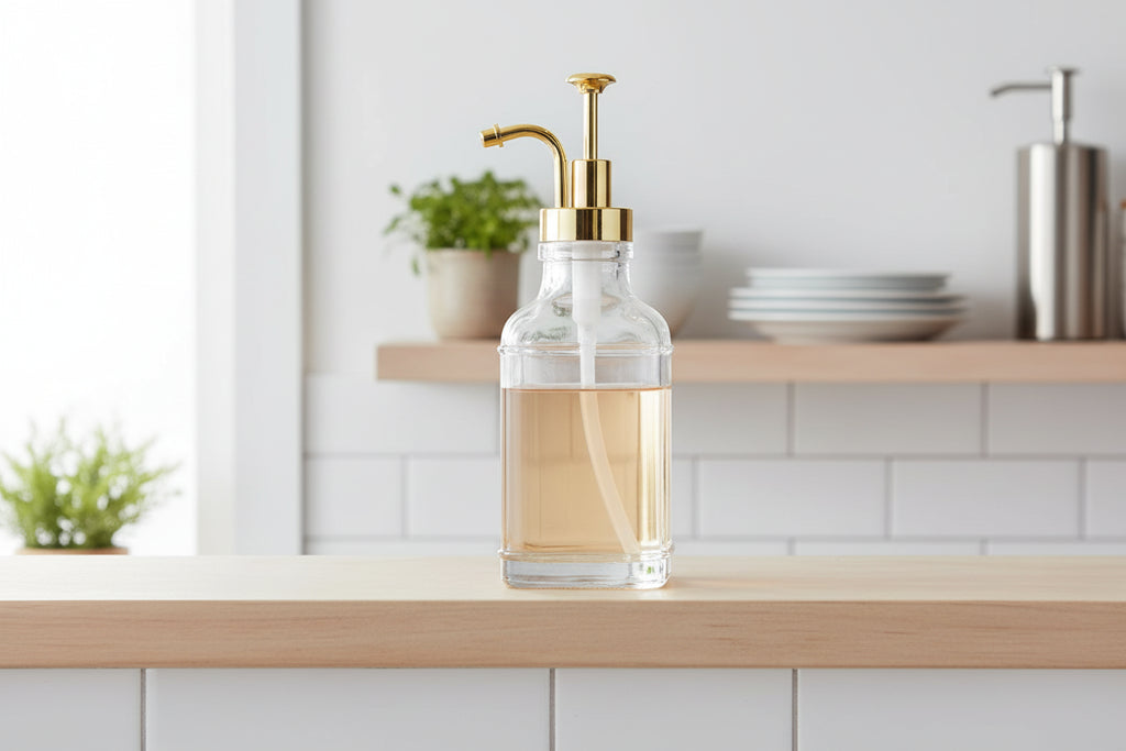 Barista Style Glass Syrup Dispenser – Coffee Syrup Pour Bottle